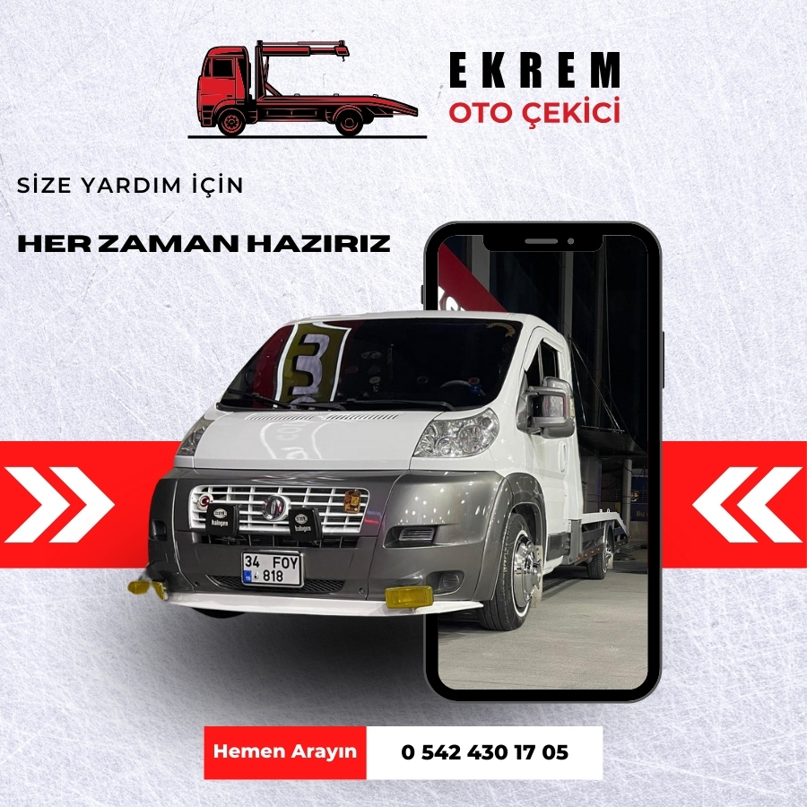 Ekrem Oto Çekici — Hemen Arayın